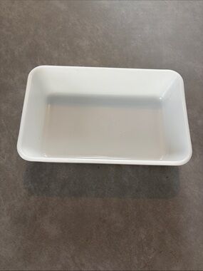 Vintage Westinghouse White Milk Glass Refrigerator Dish